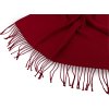 Šátek / šála jednobarevná s třásněmi 65x175 cm (Varianta 1 červená, Balení 1 ks)