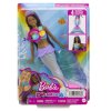 mattel barbie blikajici morska panna brunetka
