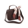 Kabelka se šátkem 19x15 cm (Varianta 2 hnědá, Balení 1 ks)