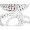 Perlový řetěz Ø6 mm (Varianta 2 stříbrná, Balení 3 m)