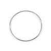 Kovový kruh / ucho na tašku Ø18,7 cm (Varianta nikl, Balení 1 ks)