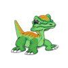 Nažehlovačka dinosaurus (Varianta 2 modrá azurová, Balení 1 ks)