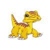 Nažehlovačka dinosaurus (Varianta 2 modrá azurová, Balení 1 ks)