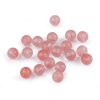 Třešňový křemen syntetický, minerální korálky Ø7 mm (Varianta třešňový křemen, Balení 20 ks)