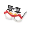 Vánoční párty / karnevalové brýle Santa, sněhulák (Varianta 1 bílá sněhulák, Balení 1 ks)