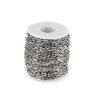 Řetízek z nerezové oceli 4 a 6 mm metráž (Varianta 1 (4 mm) platina, Balení 1 m)