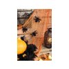 Sametový pavouk Halloween (Varianta černá, Balení 4 ks)