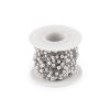 Řetízek z nerezové oceli perly Ø4 a 6 mm metráž (Varianta 1 (Ø4 mm) bílá, Balení 1 m)