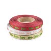 Vánoční stuha metalická šíře 10 mm (Varianta 103 červená zelená, Balení 20 m)