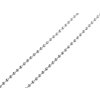 Kuličkový řetízek metráž Ø2,4 mm (Varianta platina, Balení 1 m)