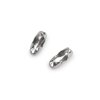 Spojka / koncovka na kuličkový řetízek z nerezové oceli 3x7 mm (Varianta platina, Balení 50 ks)