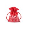 Vánoční dárkový pytlík 10x15 cm (Varianta 1 červená, Balení 1 ks)