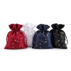 Vánoční dárkový pytlík hvězdy 13x18 cm (Varianta 4 černá, Balení 10 ks)