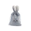 Dárkový pytlík zajíček 15x28 cm sametový (Varianta 1 krémová světlá, Balení 10 ks)