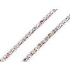 Štrasový prýmek / borta šíře 2 mm (Varianta 2 crystal zlatá, Balení 9 m)