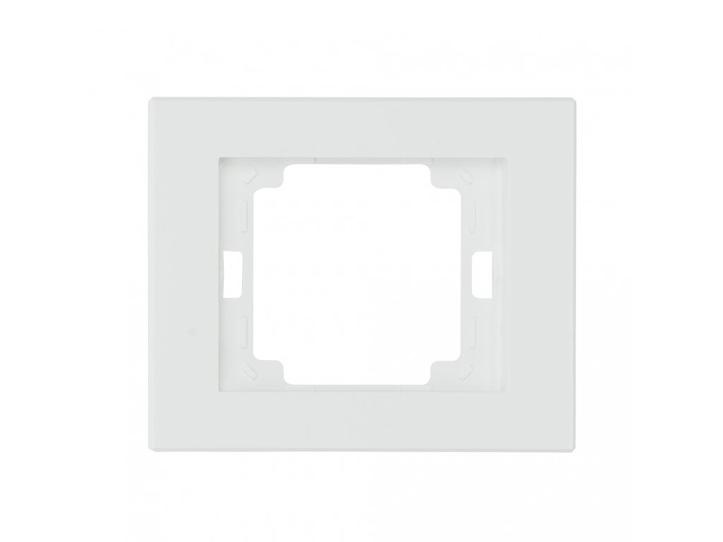 onyx ramka 1x poziom biale lista