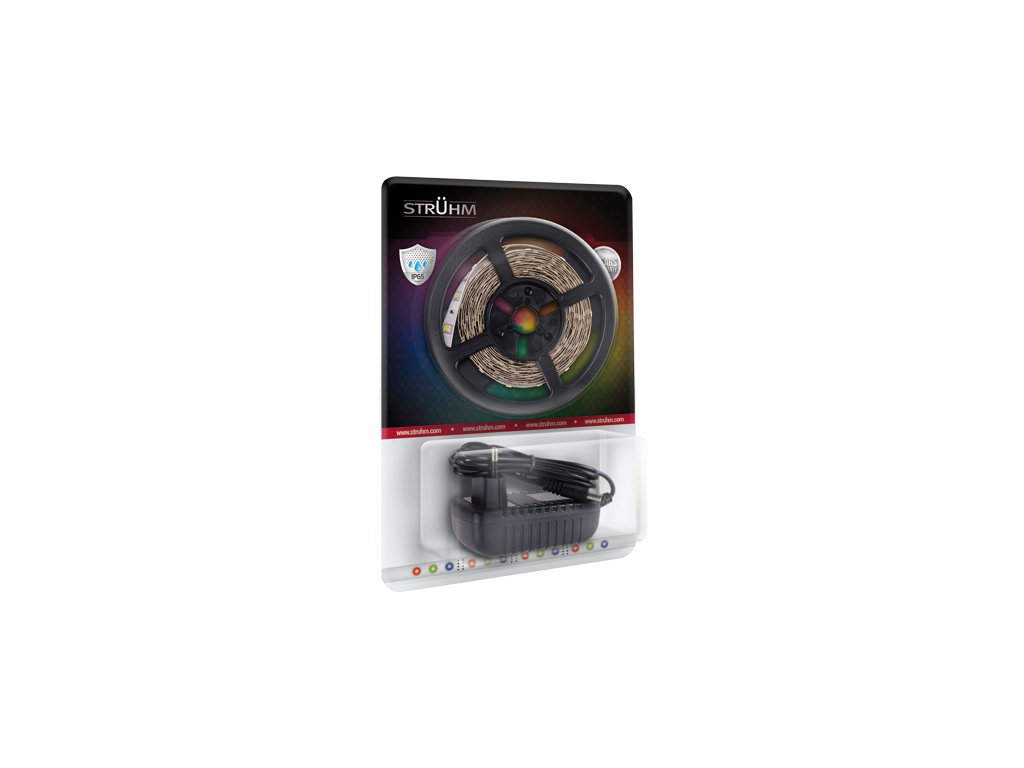 LED pásek LATE LED 3m 90 RGB BLISTER IP65