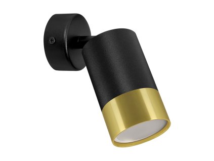 Přisazené svítidlo PUZON SPT GU10 max. 35W černá/zlatá