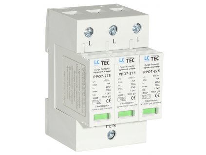 Svodič přepětí PPO7 3P 7kA třída T1+T2 (B+C)