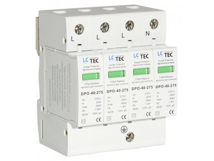 Svodič přepětí DPORS 4P třída T2 (C), vzdálené řízení