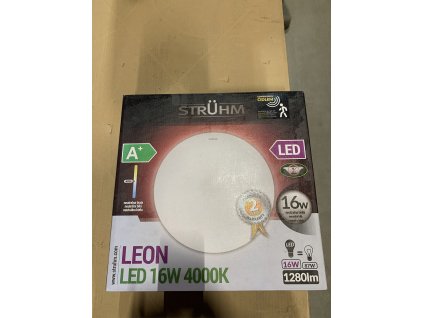 Plafoniera LEON LED 16W bílá pohyb. senzor
