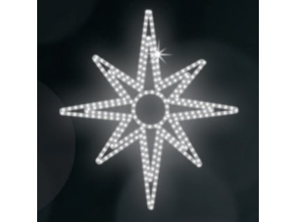 POL-0008 - 2D dekorace - Hvězda -  Ø 75 cm