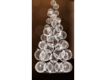 POL-0997 - 3D dekorace - Stromek z baněk - 600 x 300 cm