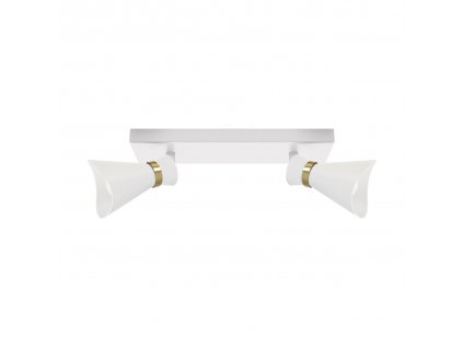 Přisazené svítidlo LORETA SPT E14 2L max. 2x35W IP20 bílá/zlatá