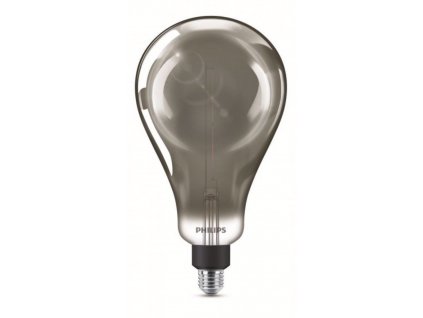 LED Žárovka Philips Gigant Smoke - hruška 6,5W/230V patice E27, model A160-S