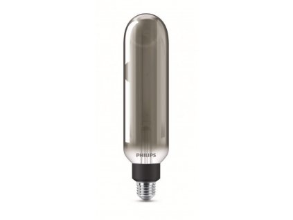 LED Žárovka Philips Gigant Smoke - dlouhá 6,5W/230V patice E27, model T65-S