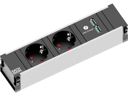 108471 1 426 1 zasuvkova jednotka kratka 2x 230v 2x usb nabijecka 912 1645
