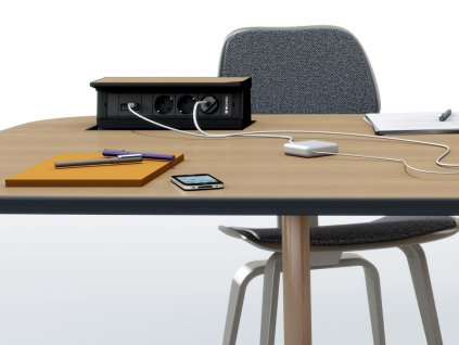 Elektrický výsuvná zásuvka TOP - různé konfigurace (Konfigurace elektrozásuvky 2x230V + USB nab. A+C + 2x RJ45 + HDMI)