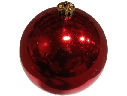 Baňky červené lesklé