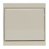 LUNA wlacznik pojedynczy 2 beige