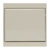 LUNA wlacznik pojedynczy 2 beige