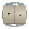 NOVA wylacznik 2x strzalki v2 satin