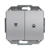 NOVA wylacznik 2x strzalki v2 silver