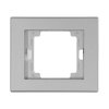 onyx ramka 1x poziom srebrny