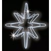 POL-0617 - 3D dekorace - Hvězda na špici vánočního stromu - Ø200cm