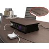Elektrický výsuvná zásuvka MEETING - různé konfigurace (Konfigurace elektrozásuvky 8x230V + 2xUSB nab. A+C + 4xRJ45)
