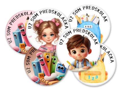 odznaky pre predskolakov