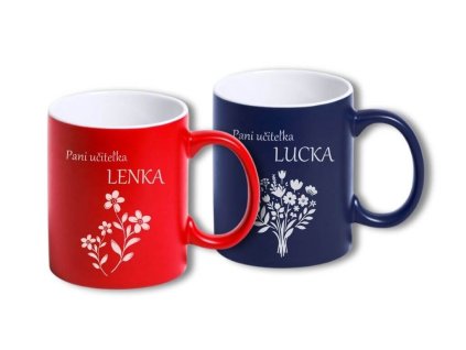 šálka pre pani učiteľku
