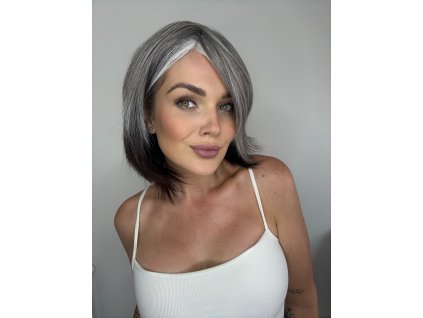 5037 elegantni ledove seda paruka astrid s kontrastnimi tmavymi konci