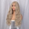 Hustě vlnitá blond paruka Alice se síťkou (lace front)