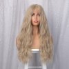 Hustě vlnitá blond paruka Alice se síťkou (lace front)