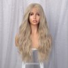 Hustě vlnitá blond paruka Alice se síťkou (lace front)