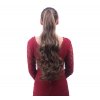Vlnitý PONYTAIL se skřipcem - černohnědá