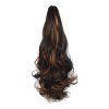 Vlnitý PONYTAIL se skřipcem - mix světle a tmavě hnědé