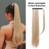 Hedvábný clip in WRAP AROUND PONYTAIL - světlá blond
