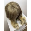 2439 4 blond paruka z pravych a umelych vlasu aggie